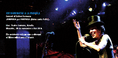 XIV EDICI&Oacute; de l'HOMENATGE A LA PARAULA